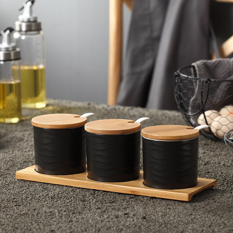 Seasoning Jar Bottle Set Household Salt MSG Box