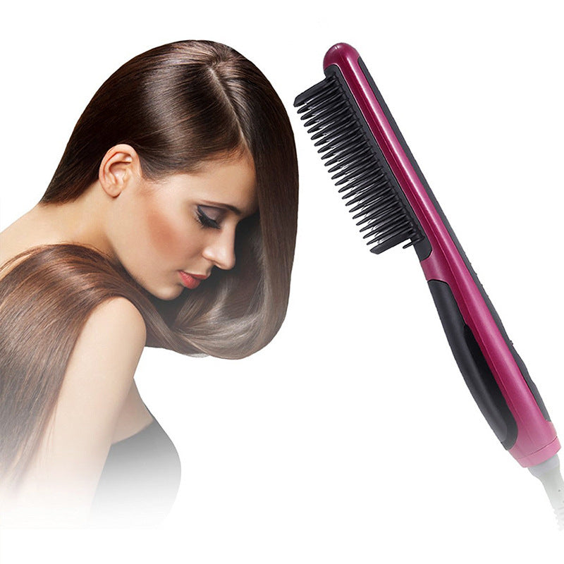 Adjustable Temperature Red Hair Straightener