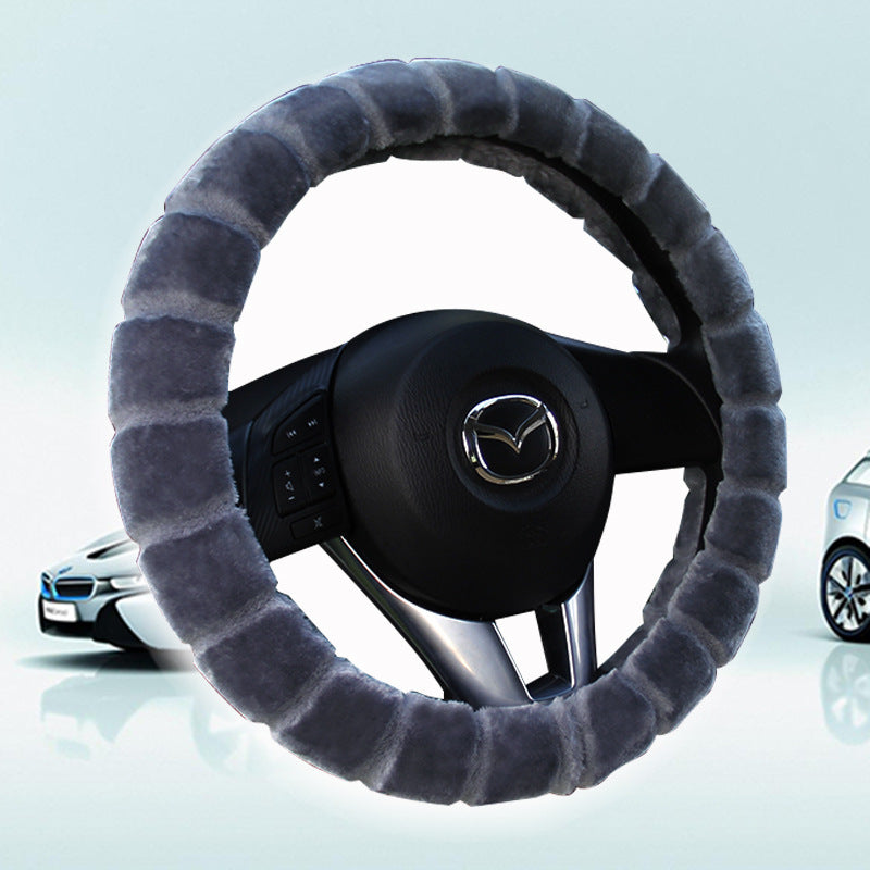 Velvet Plush Winter Steering Wheel Grip