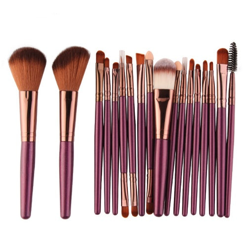 MAANGE 18-Piece Makeup Brush Set with Fan Brush – eBay Hot Seller