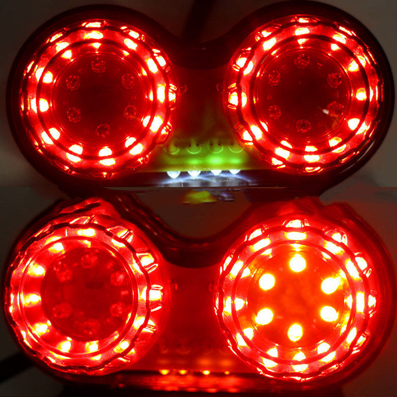 Motorcycle LED Tail Brake Turn Signal Light