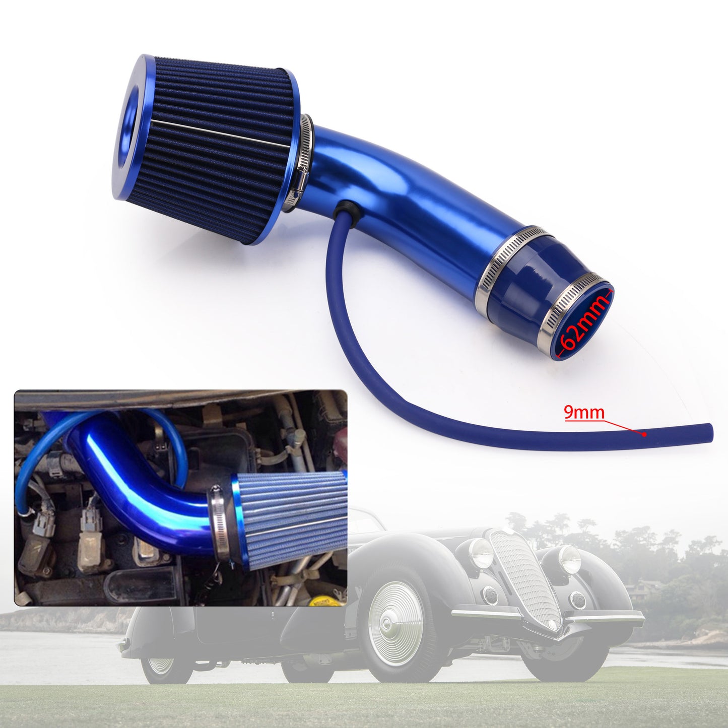 76mm 3inch Car Air Filter Mushroom Intake