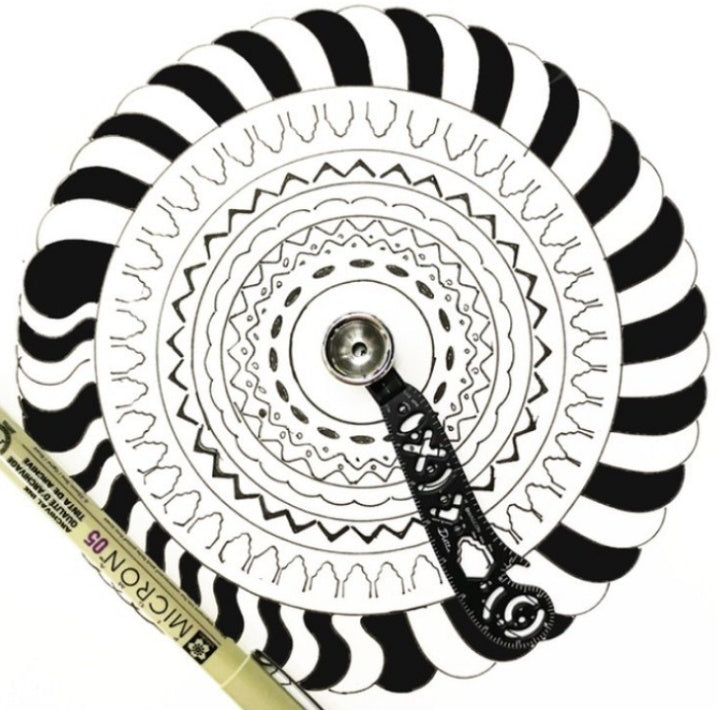 Multifunction Creative Drawing Ruler Tool