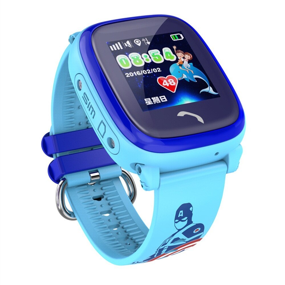 DF25 Kids Waterproof Smart Watch Rescue Call GPS Tracking