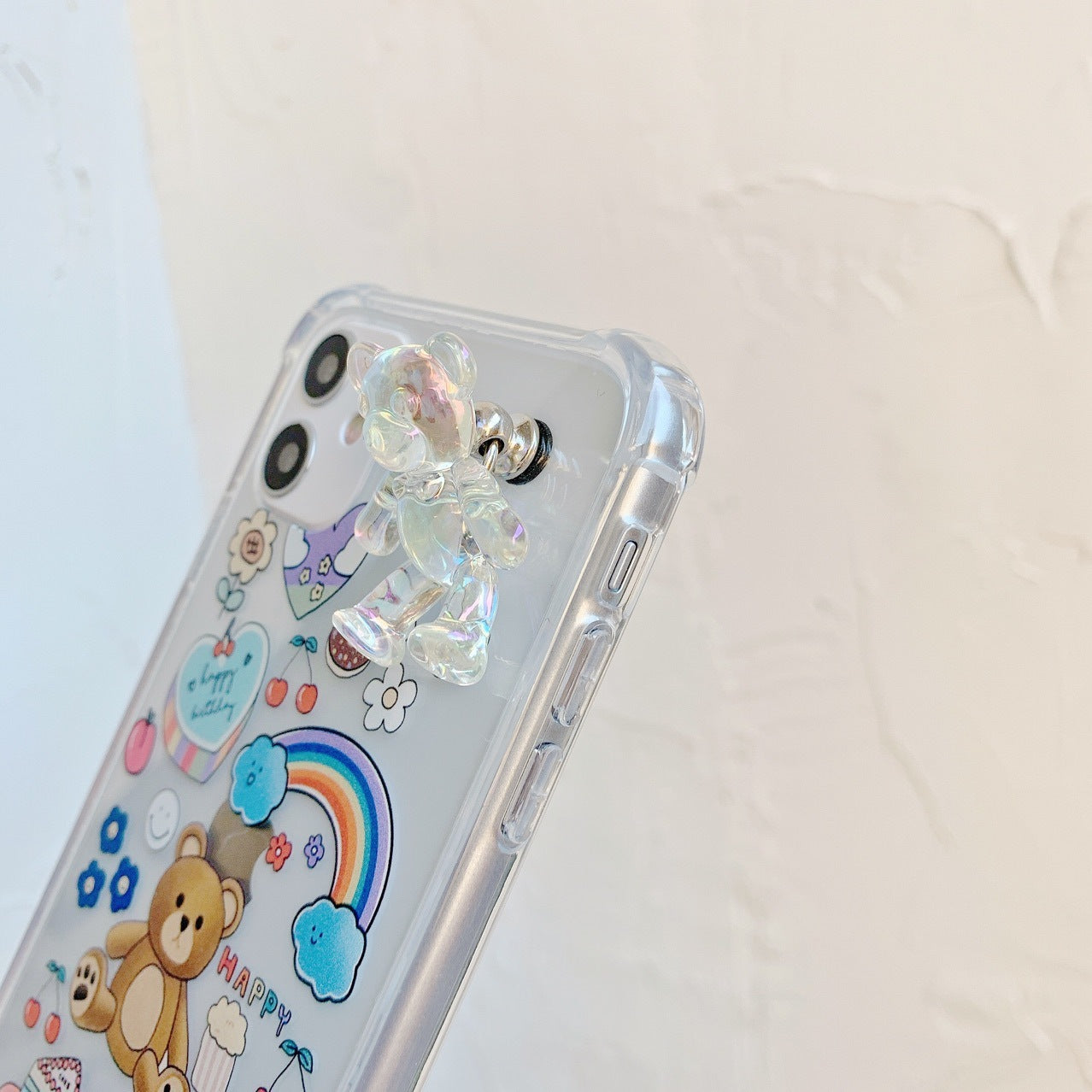 Bear Chain Protective Phone Case