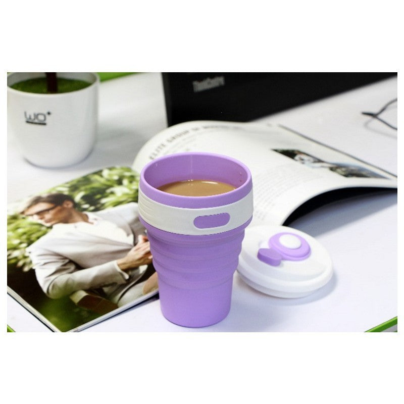 Collapsible Silicone Coffee Mug Travel Cup BPA-Free