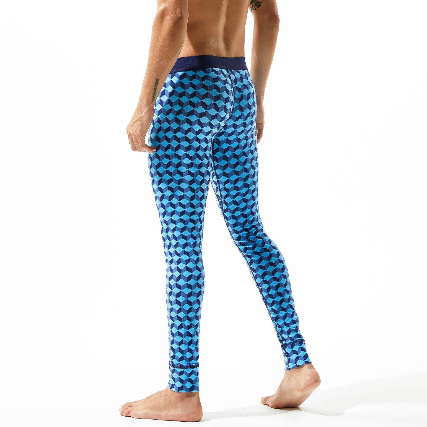 Men's Elastic Breathable Cotton Thermal Long Johns