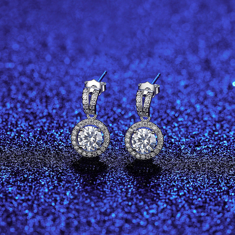 PAG & MAG Moissanite S925 Silver Stud Earrings
