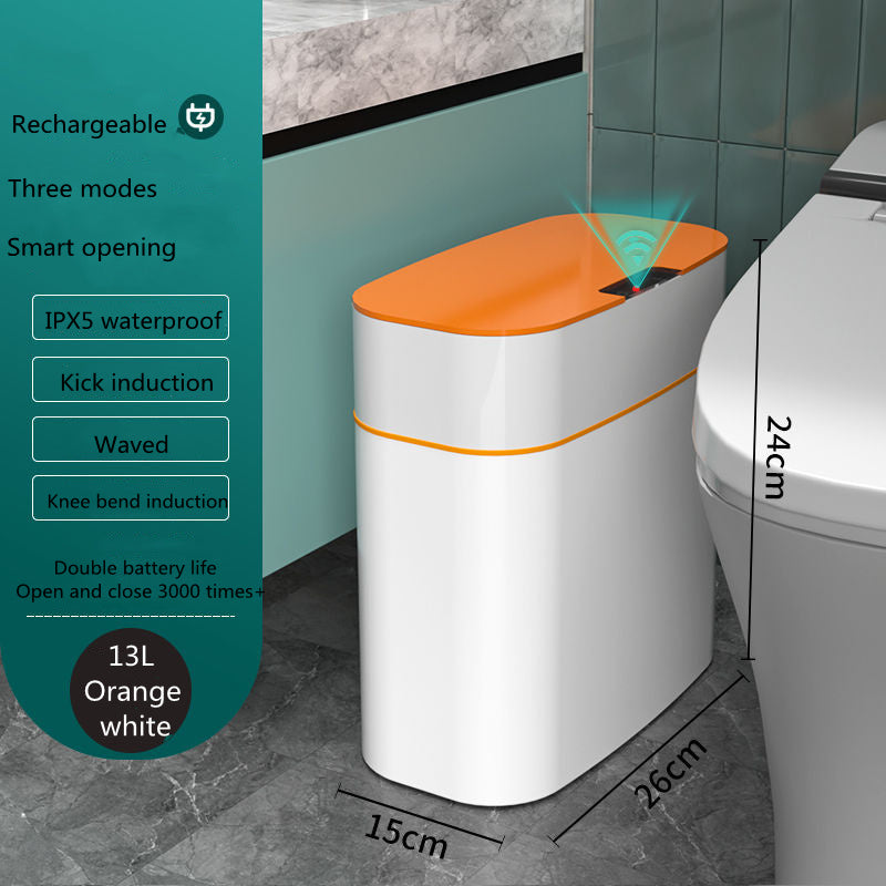 Smart Trash Can with Lid Automatic Induction