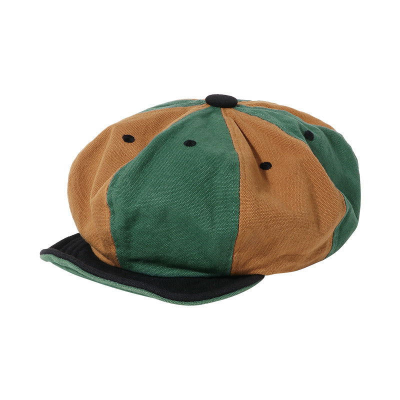 Color Matching Tension Beret Hat