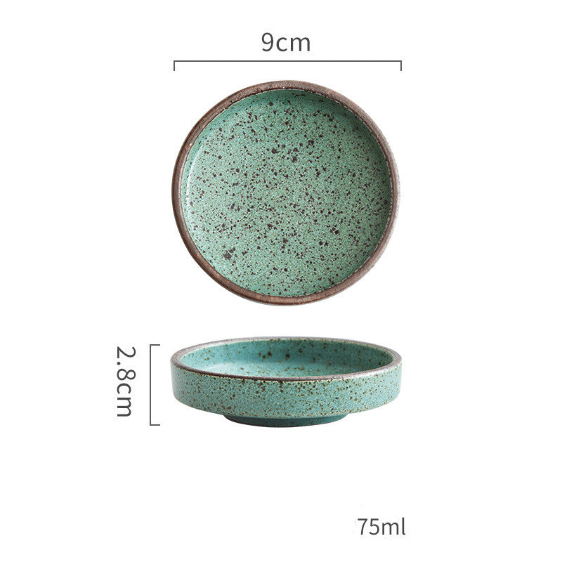 Retro Ceramic Tableware Rice Bowls Dessert Dishes