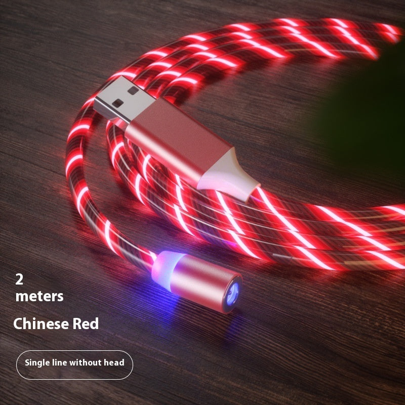 Magnetic Fast Charging Cable Type-C Micro USB LED