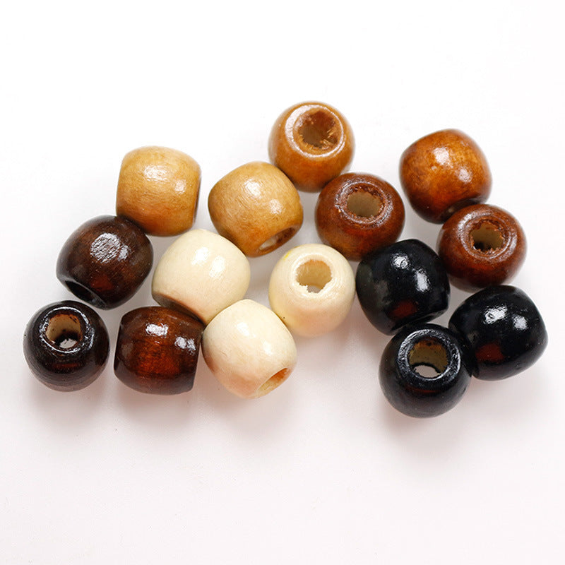 Maple Wooden Bead Drawstring Bag
