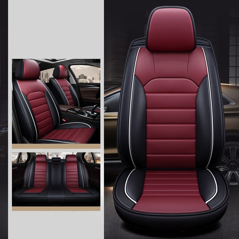 Universal All-Season Leather Seat Cushion