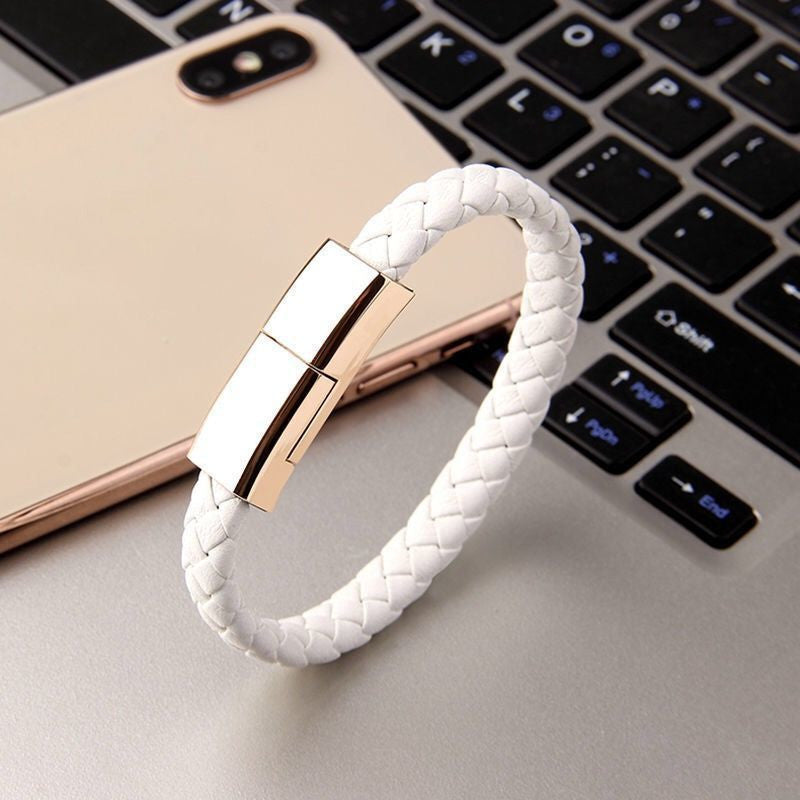 USB Bracelet Charger Cable for iPhone USB C Micro