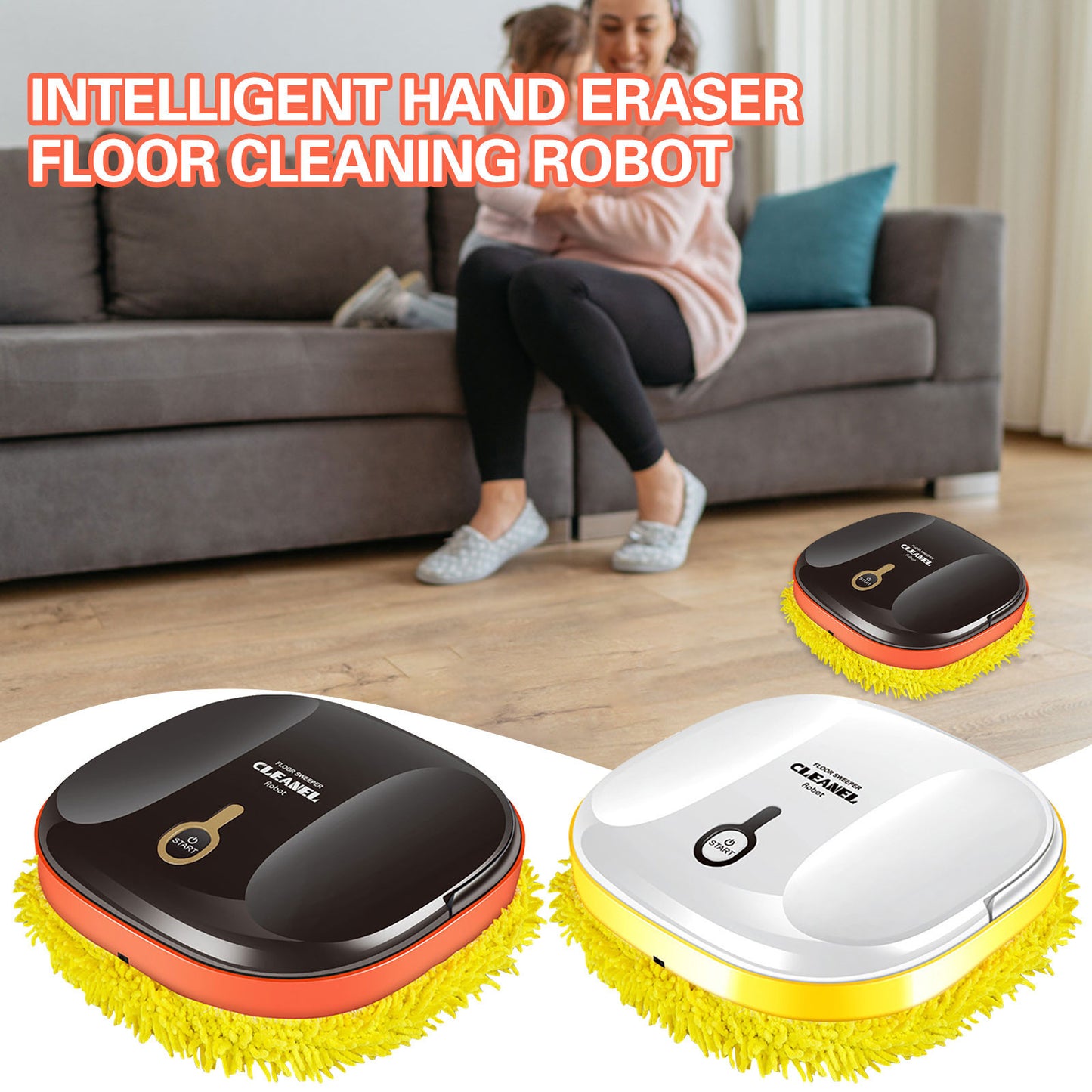 Smart Robot Vacuum Cleaner Automatic Mopping Sweeping Rechargeable