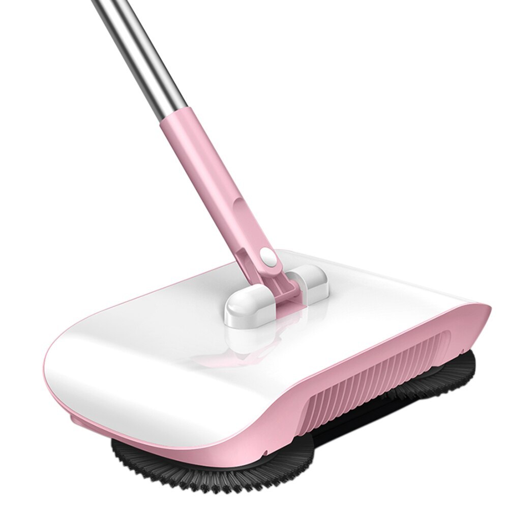 Hand Push Sweeper All In One Broom Mop Dustpan Floor Cleaner