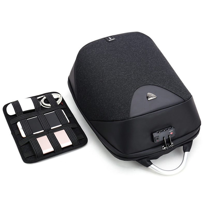 Anti-Theft 15.6-Inch Laptop Backpack: Versatile British-Style Business Bag