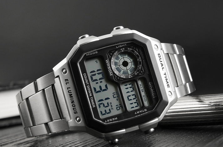 Business Steel Multi-Function Sports Watch