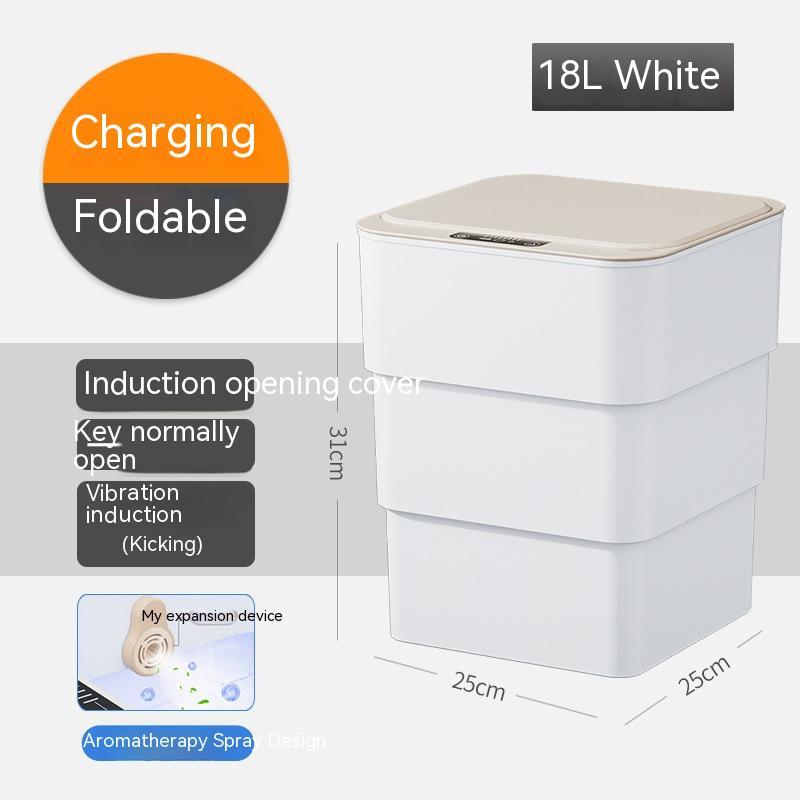 Smart Trash Can with Lid Automatic Induction
