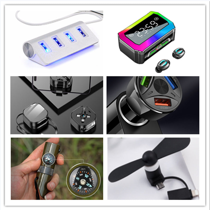 Outdoor 7 in 1 Multifunctional Survival Whistle