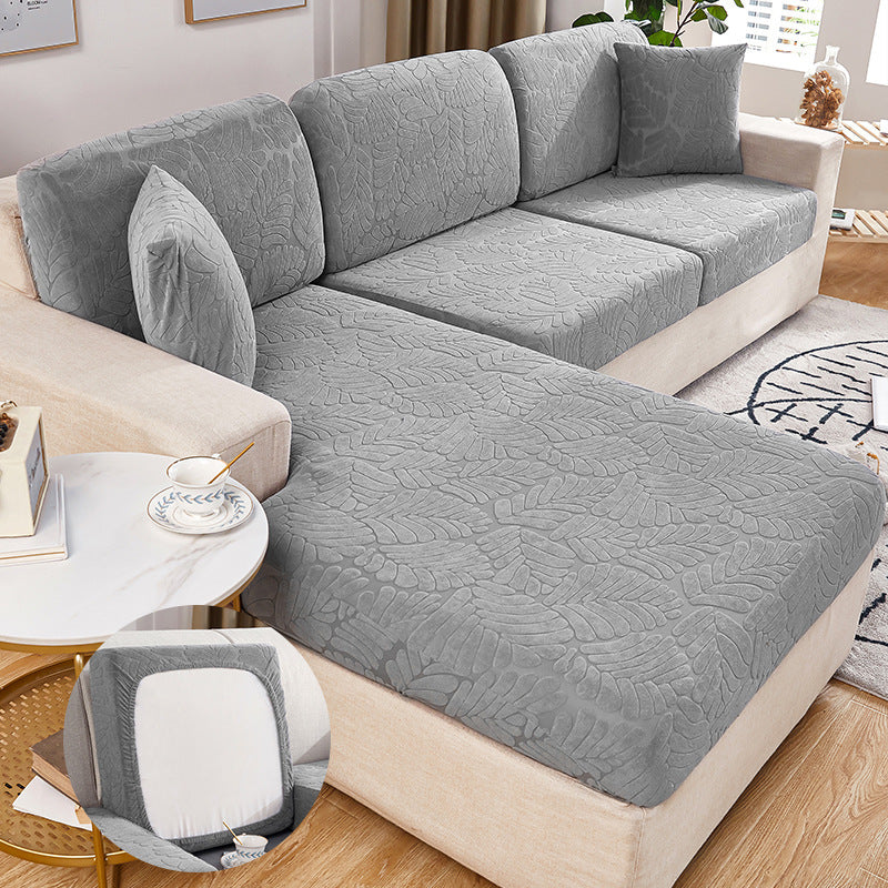 Solid Color Stretch Sofa Cover