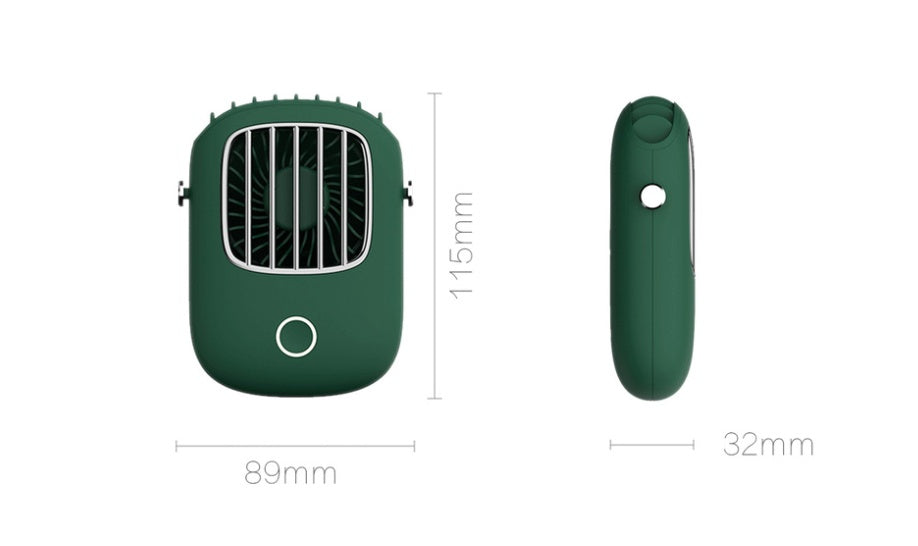 Mini Neck Fan USB Rechargeable Silent Air Cooler