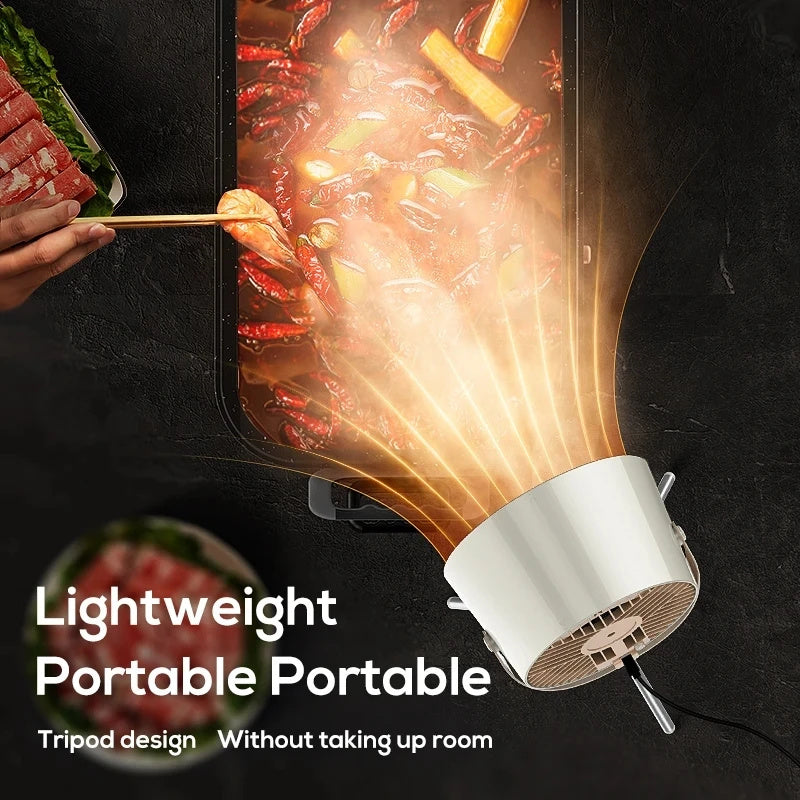Portable Desktop Exhaust Fan USB Range Hood
