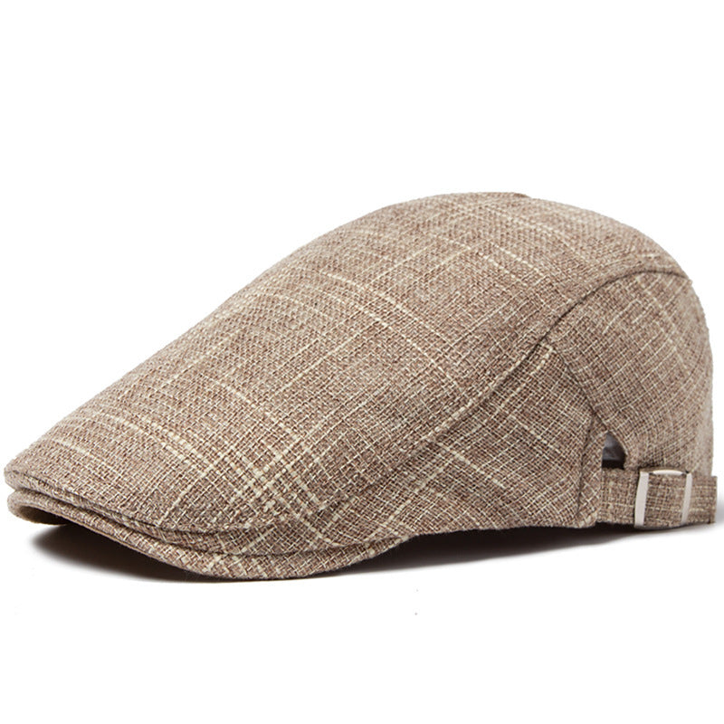 Men's Breathable Retro Casual Cotton Linen Beret