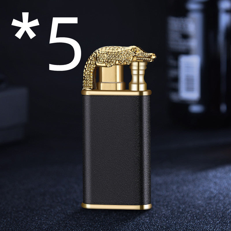 Blue Flame Double Fire Metal Lighter