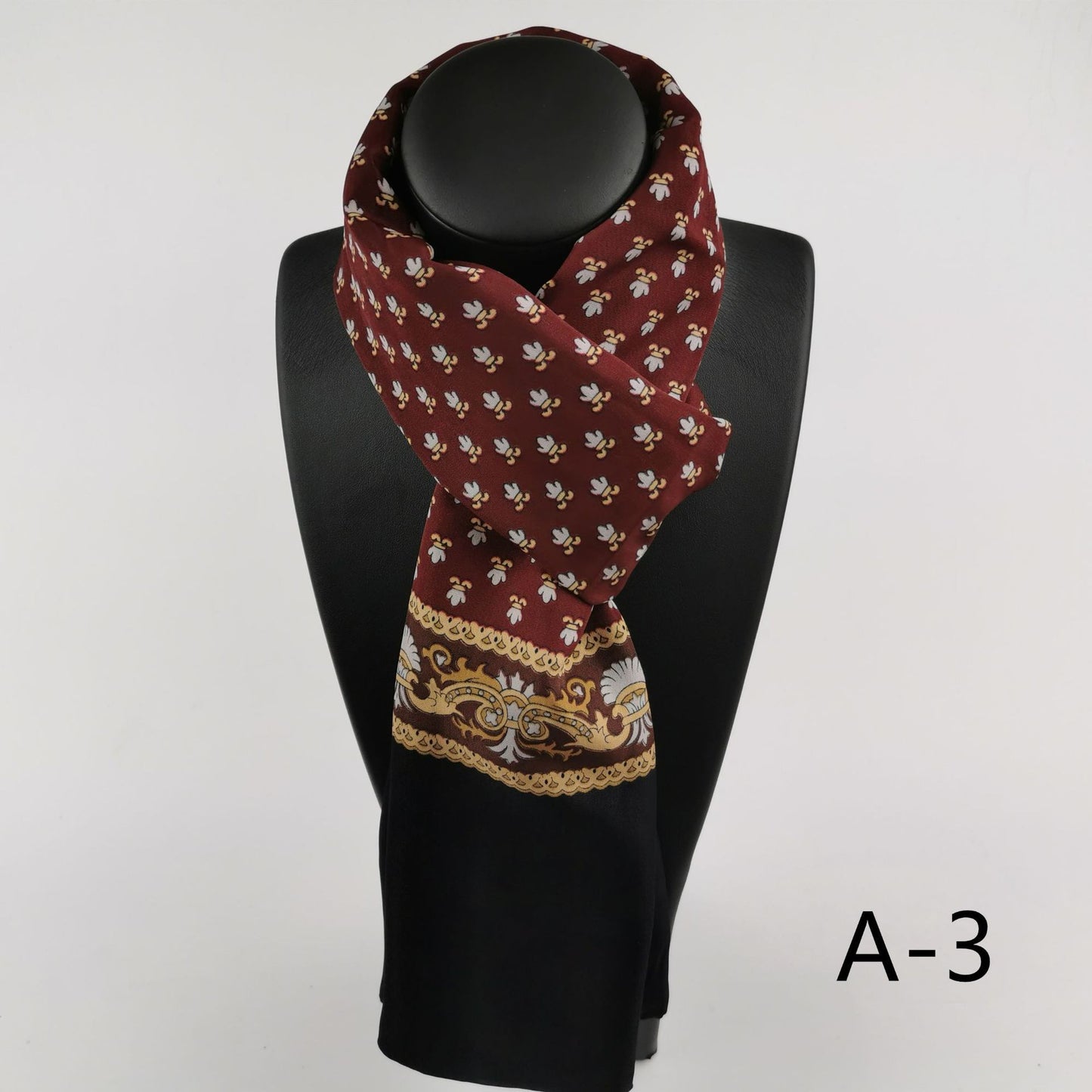 Men's Double Layer Cashmere Washed Warm Scarf