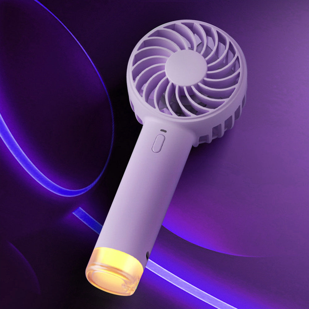 Little Bee Handheld Fan Cute Portable Lamp
