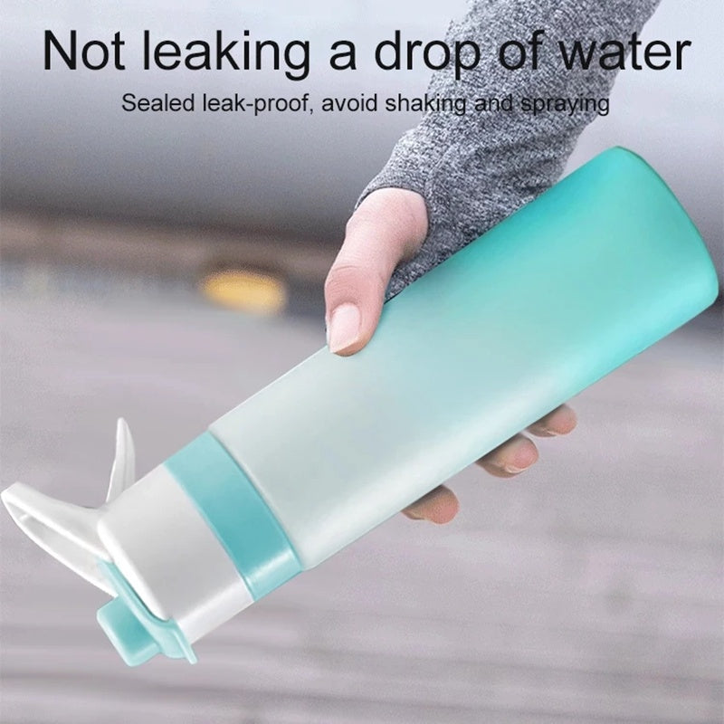 Spray Water Bottle for Fitness and Travel