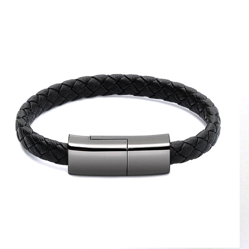 USB Bracelet Charger Cable for iPhone USB C Micro