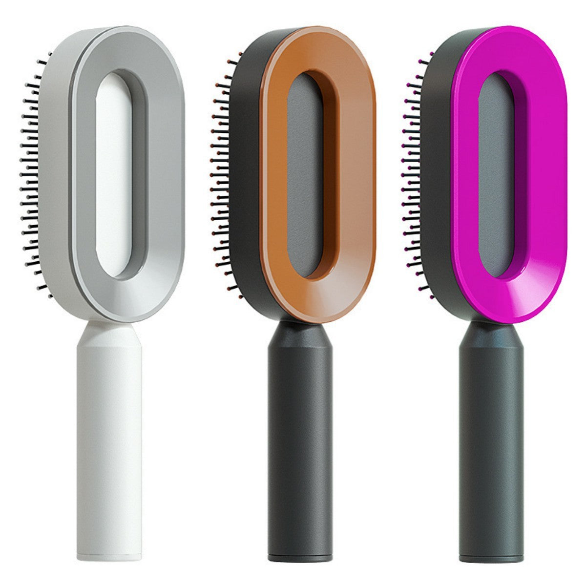 Self Cleaning Hair Brush One-key Airbag Massage