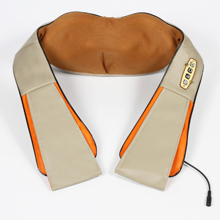 U Shape Shiatsu Neck Back Massager Heated Kneading for Car Home