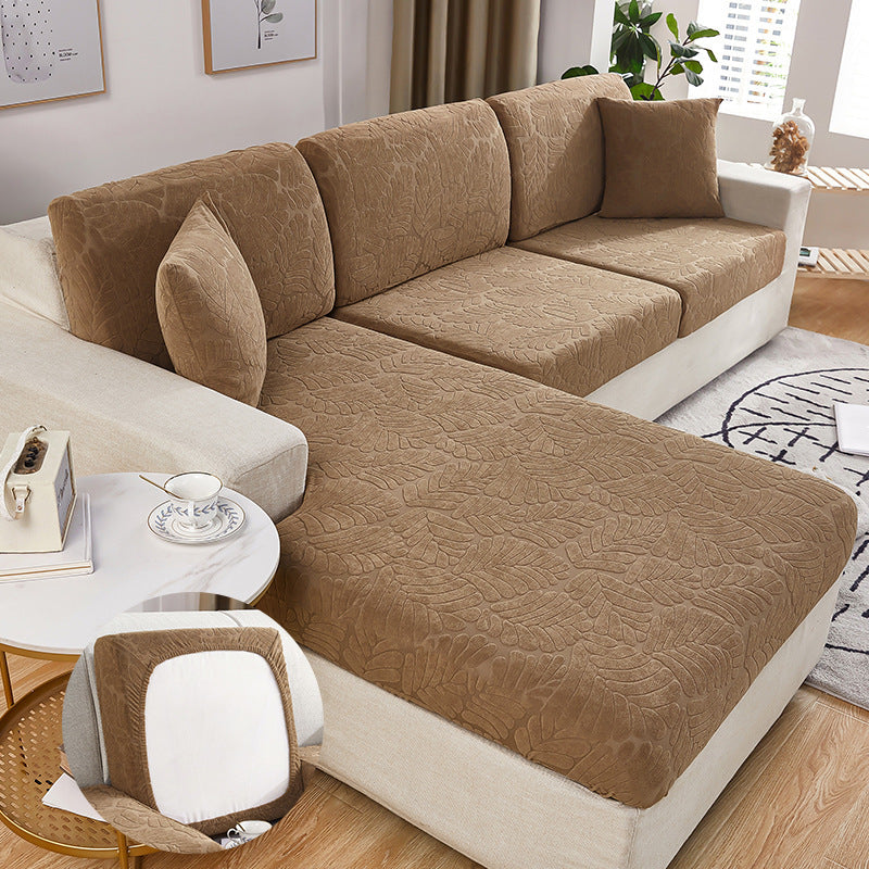 Solid Color Stretch Sofa Cover