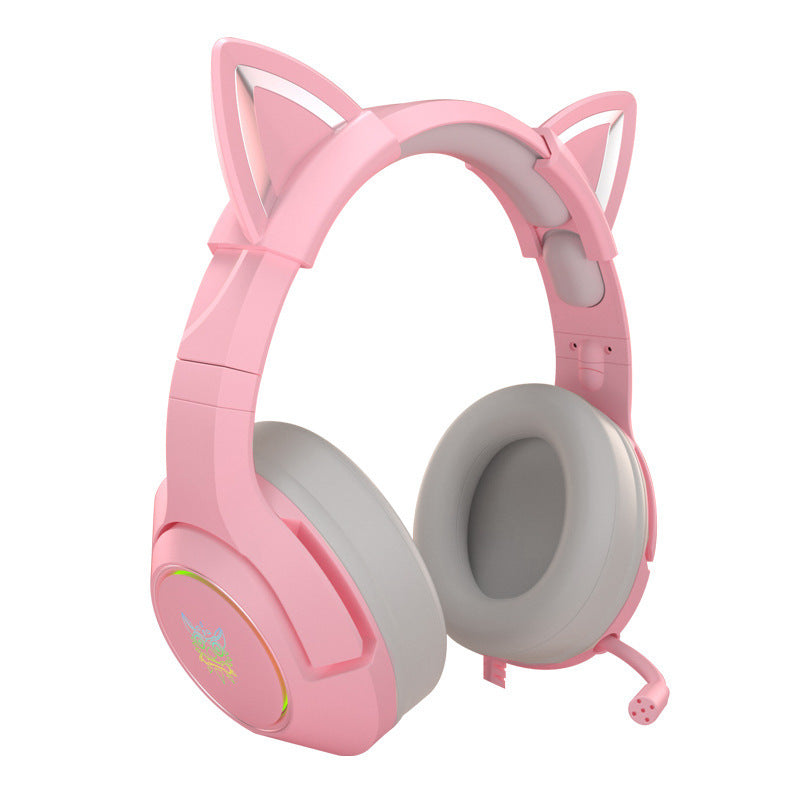 Head Mounted Wired Gaming Headset for Girls