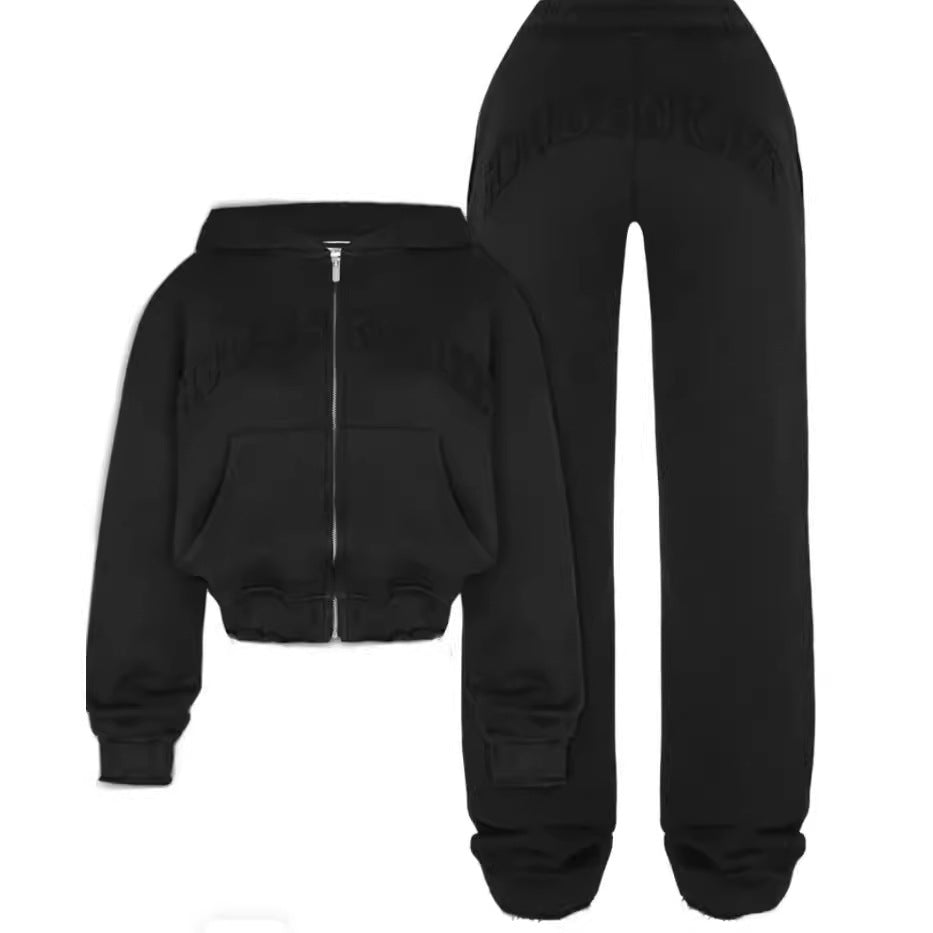 Tube Top High Waist Casual Trousers Set