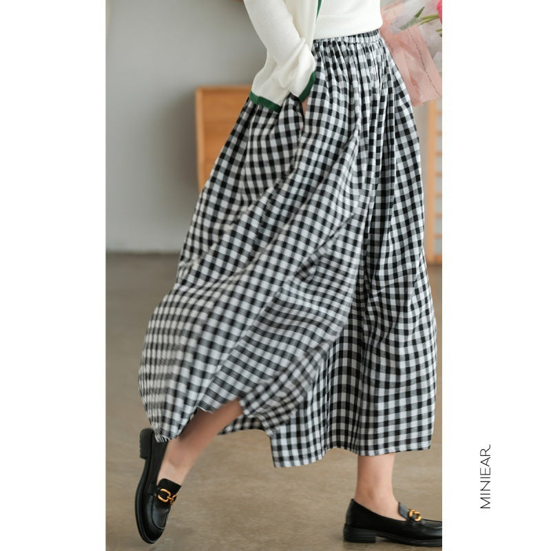 Plus Size Cotton Linen Culottes
