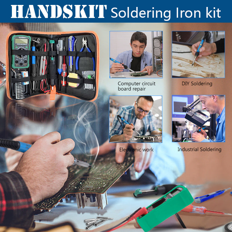 Digital Electric Soldering Iron Temperature Control Set