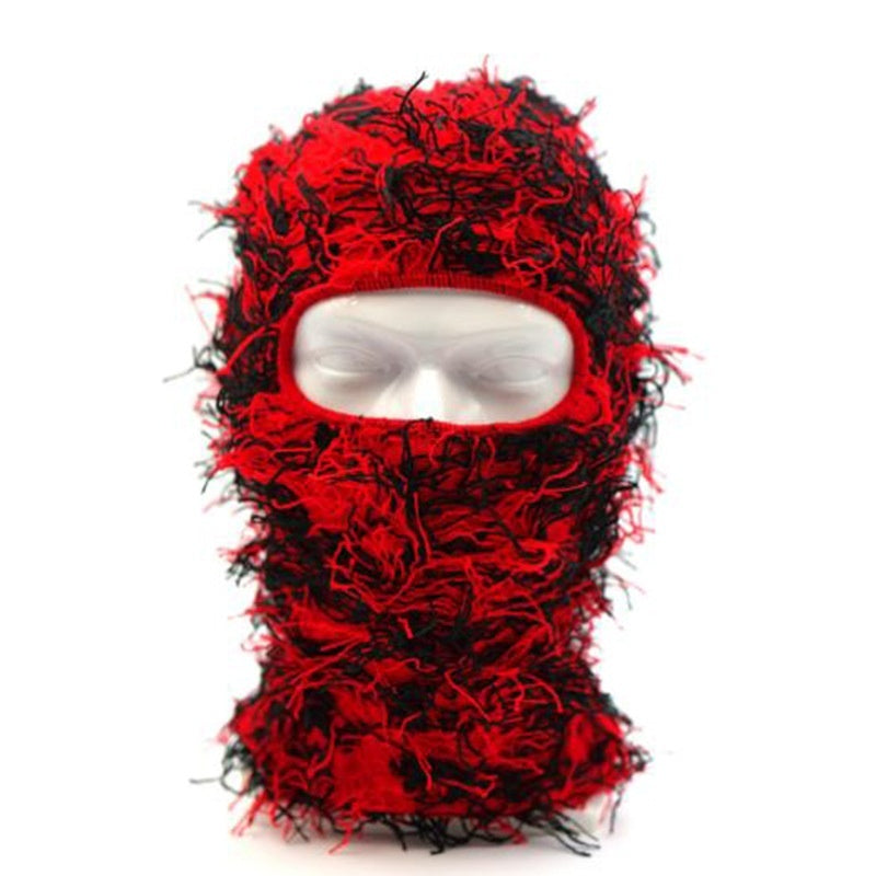 Camouflage Knitted Wool Hat for Men and Women