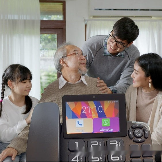 Dual Card Touch Screen Landline Telephone Android System