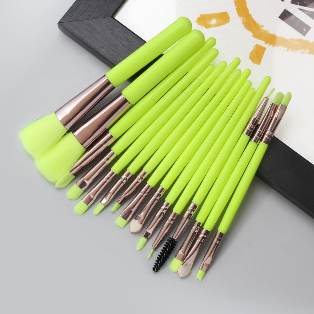 MAANGE 18-Piece Makeup Brush Set with Fan Brush – eBay Hot Seller