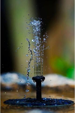Solar Floating Mercury Garden Fountain