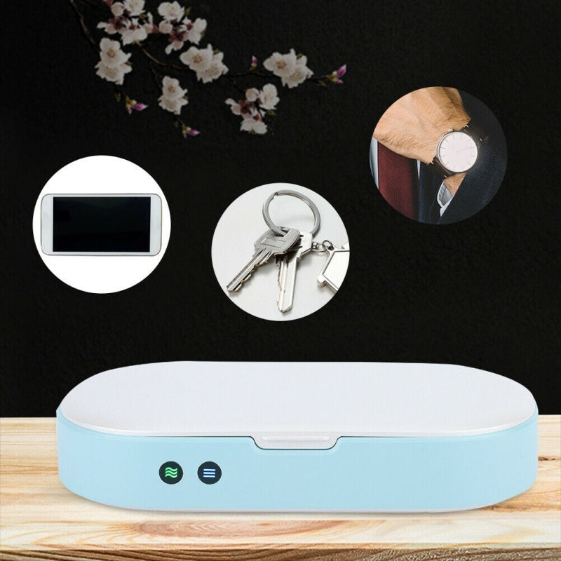 5V Double UV Phone Sterilizer Box Jewelry Cleaner Sanitizer