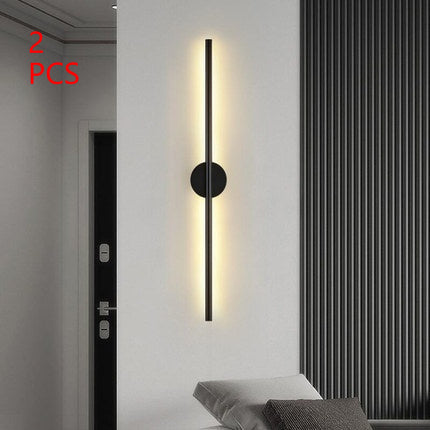 مصباح حائط شريطي طويل LED إبداعي