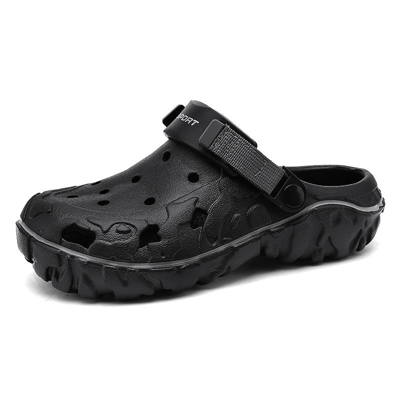Breathable Soft Bottom Sports Beach Sandals: Casual, Two-way Wear