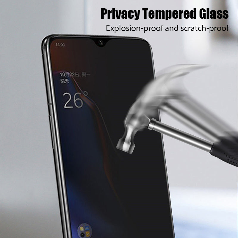 Anti-spy tempered glass for Note 10 Pro 9 8 7 T K30 K40 Pro