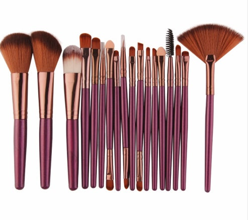 MAANGE 18-Piece Makeup Brush Set with Fan Brush – eBay Hot Seller